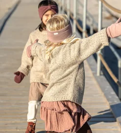 Racing Kids Pandebånd - Uld/Bomuld - Acorn m. Sløjfe