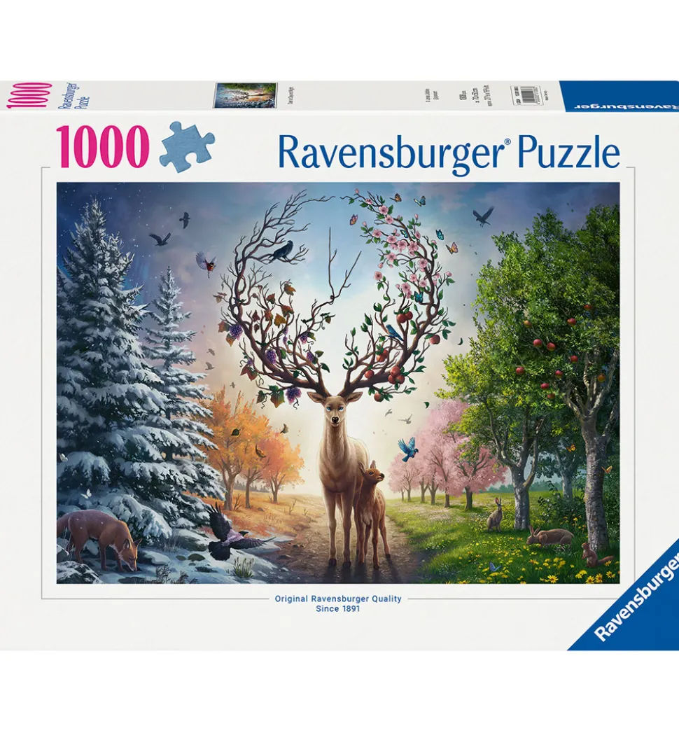 Ravensburger Puslespil - 1000 Brikker - Magical Deer