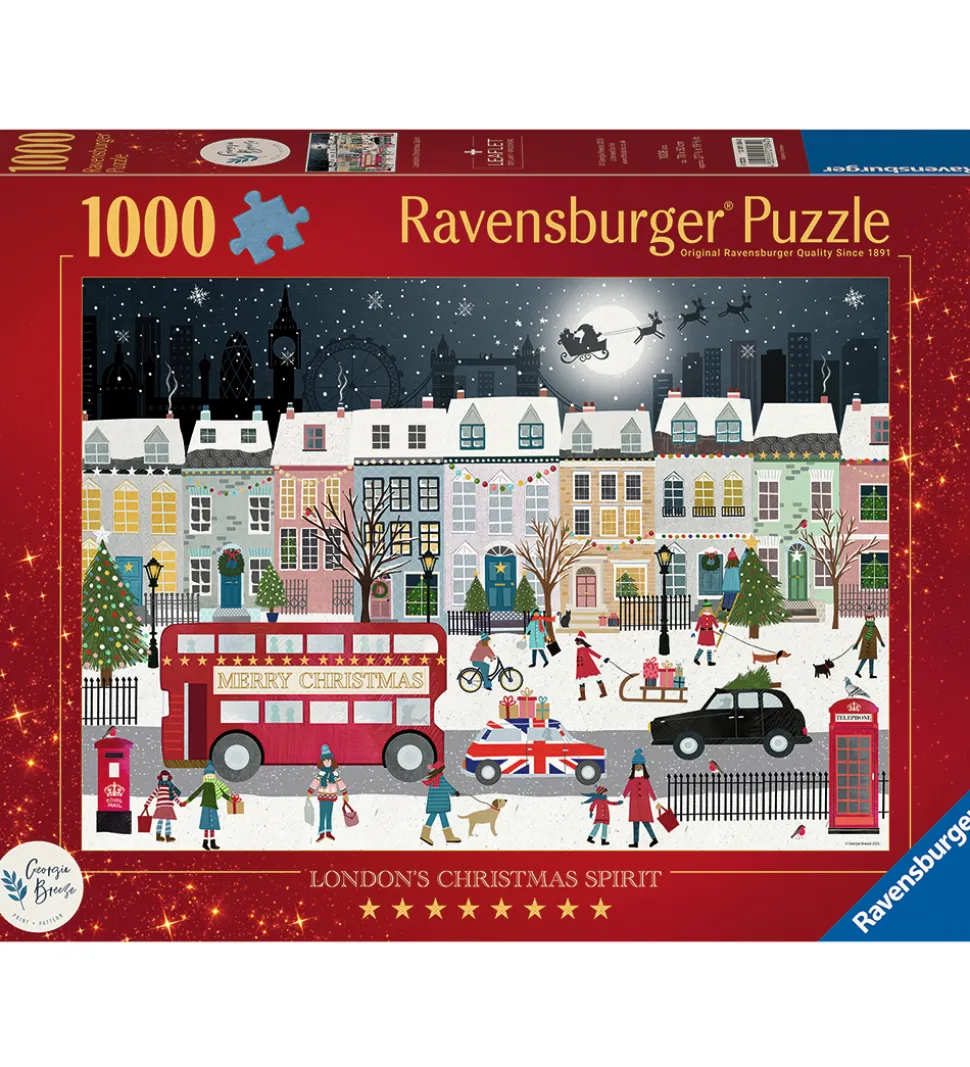 Ravensburger Puslespil - 1000 Brikker - London's Christmas Spiri