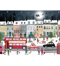 Ravensburger Puslespil - 1000 Brikker - London's Christmas Spiri