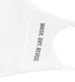 Reebok Mundbind - Small - 3-pak - Hvid