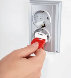 Reer Stikkontakt-sikring - 6 stk - Hvid