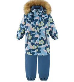 Reima Flyverdragt - Kipina - Frozen Blue m. Blomster