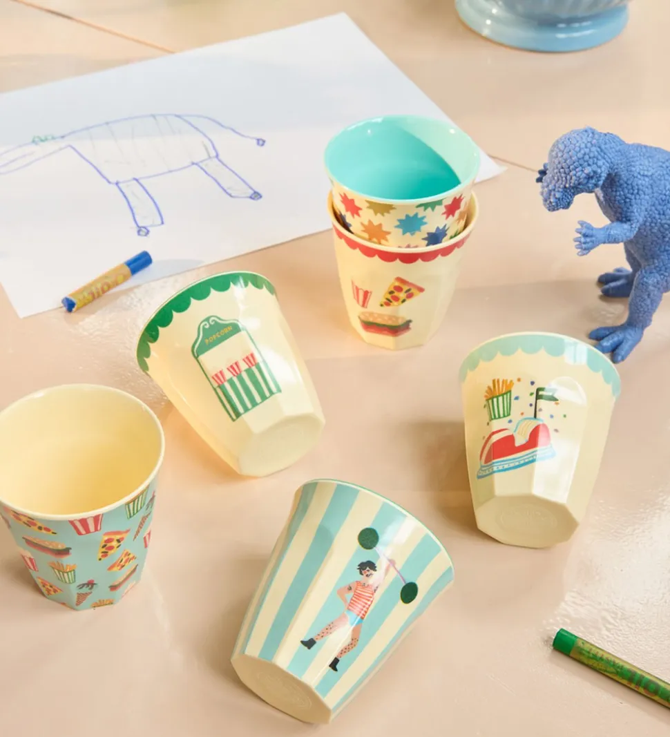 Rice Kopper - Melamin - 6 stk. - 160 ml - Mint Fun Fair