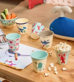 Rice Kopper - Melamin - 6 stk. - 160 ml - Blue Ocean