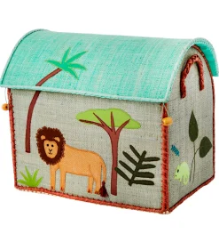 Rice Opbevaringskurve - Raffia - 3 stk. - 52/45/37 cm - Jungle