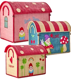 Rice Opbevaringskurve - Raffia - 3 stk. - 52/45/37 cm - Love The