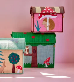 Rice Opbevaringskurve - Raffia - 3 stk. - Happy Forest