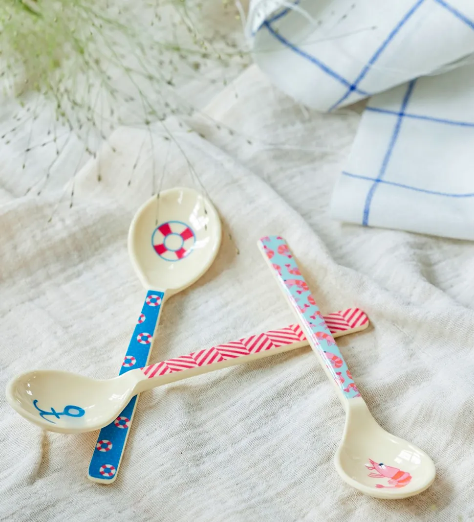 Rice Ske - Melamin - Tea - Mørkeblå/Lifeline