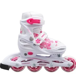 Roces Rulleskøjter - Jokey 3.0 Girl - Hvid/Pink - Inliner