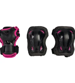 Rollerblade Beskyttelsessæt - Skate Gear Jr - Sort m. Pink