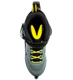 Rollerblade Rulleskøjter - Macroblade - 80 ABT - Silver/Neon Yel