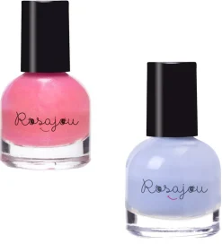 Rosajou Sminkesæt - Blush/Læbestift/Neglelak m.m. - 9 Dele