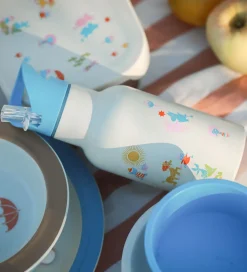 Rätt Start Termoflaske - Mumi - Rustfrit Stål - 340 ml - Blå