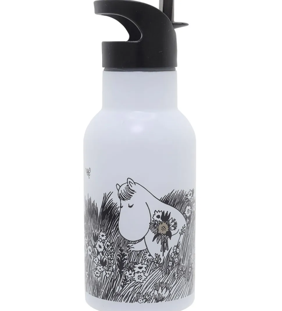 Rätt Start Termoflaske - Mumi - Rustfrit Stål - 340 ml - Graphit