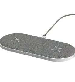 SACKit Oplader - CHARGEit Dual Dock - Wireless - Grå