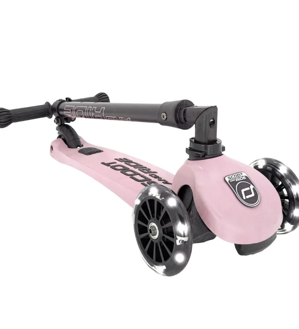 Scoot and Ride Highway Kick 3 - LED - Rose