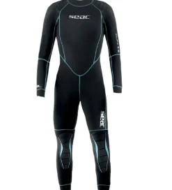 Seac Våddragt - Alfa Lady 5 mm - Sort/Turkis