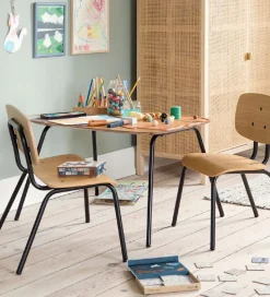 Sebra Bord - Oakee - 50x70x45 cm - Træ/Sort