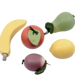 Sebra Frugter - Træ - Multifarvet