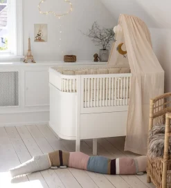 Sebra Pude - Strikket - 190 cm - Sleepy Croc - Powder Rose Mix