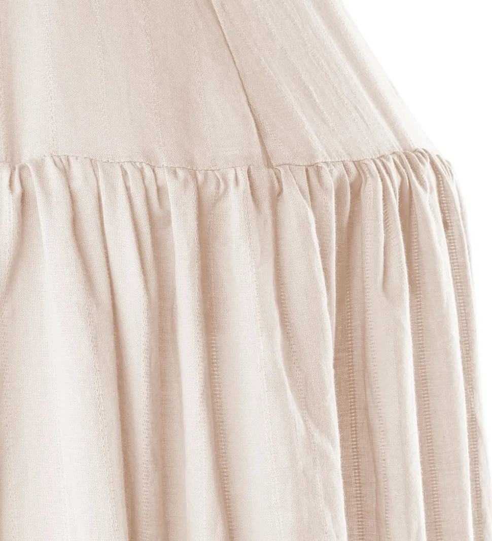 Sebra Sengehimmel - Dobbyvævet - Birchbark Rose