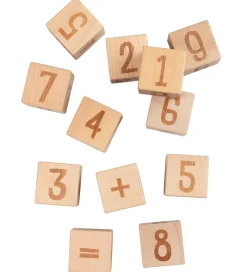 Sebra Stableklodser - Talklodser - 12 stk. - Træ