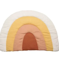 Sebra Strikket Legemadras - Regnbue - 130x85cm - Sunset Rose