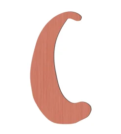 Sebra Træbogstaver - C - Watermelon Pink