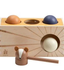 Sebra Trælegetøj - Hammerbræt - Woodland