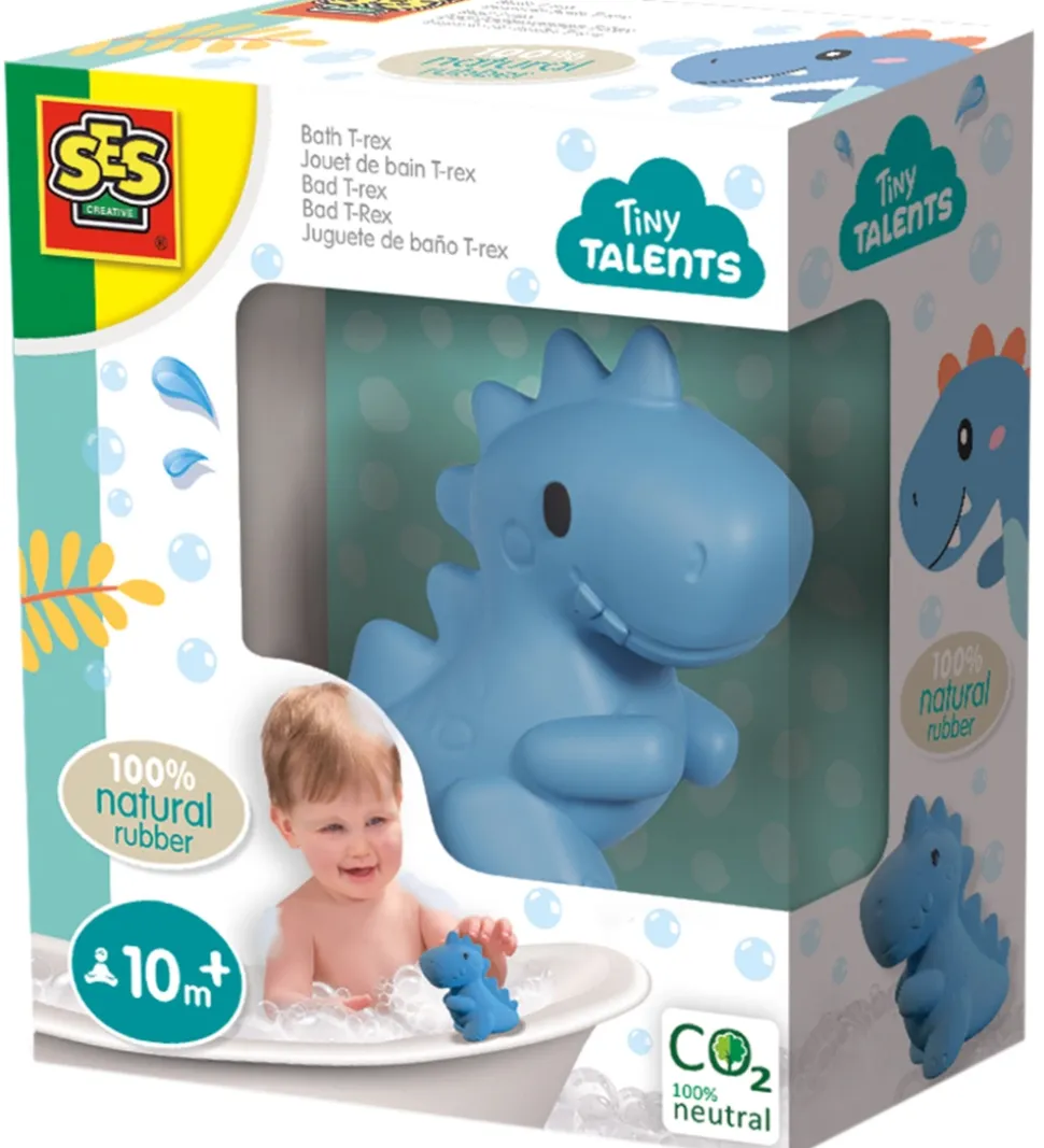 SES Creative Badedyr - T-Rex - Naturgummi