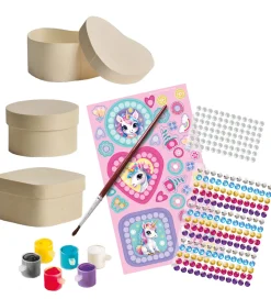 SES Creative Diamantmosaik - Smykkeskrin med Enhjørning