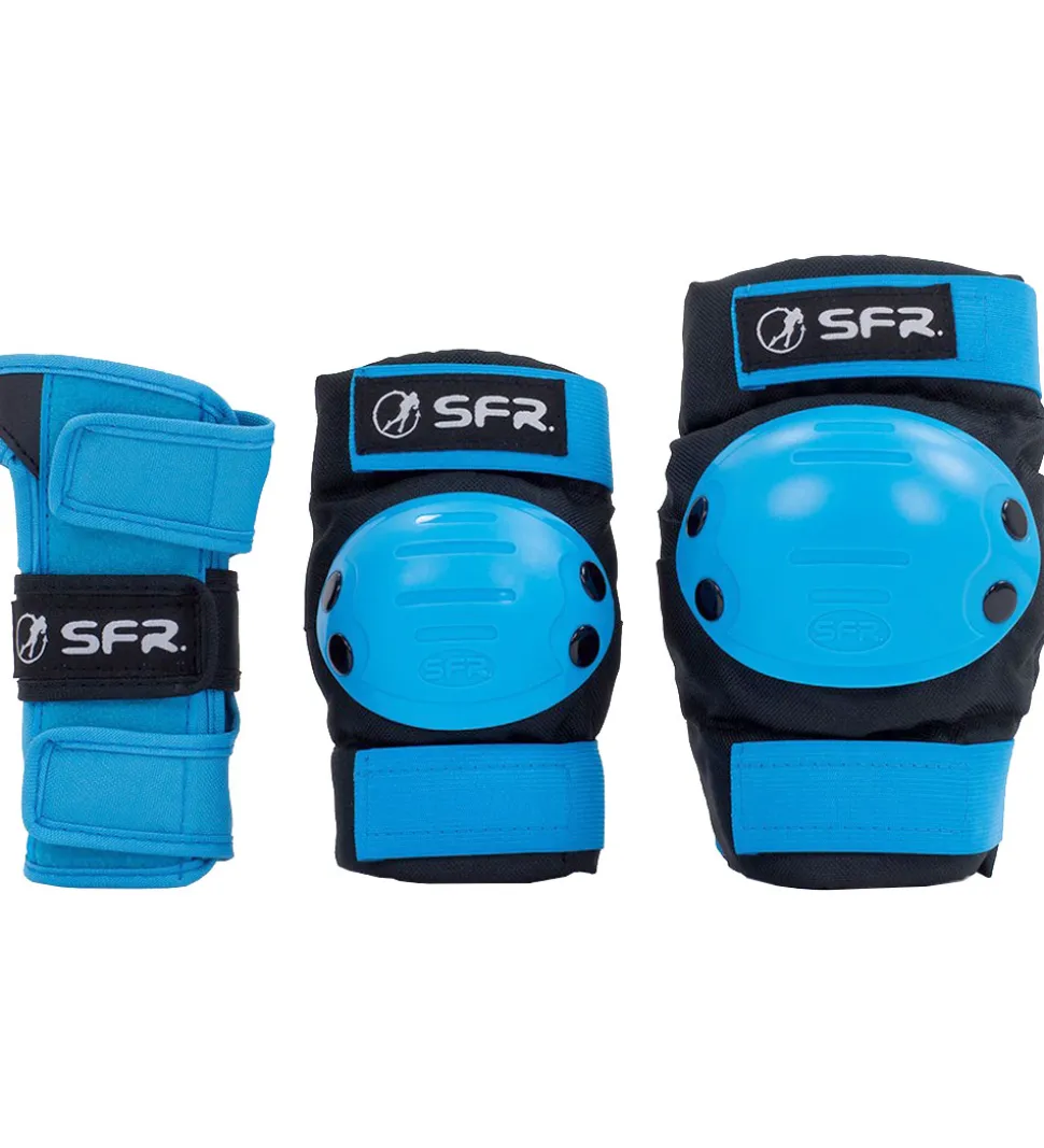 SFR Beskyttelsessæt - Youth Ramp Triple Pad Set - Sort/Blå