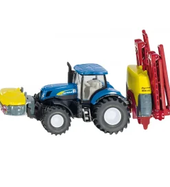 Siku Traktor m. Anhænger - 1:87 - New Holland Tractor With Crop