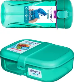 Sistema Madkasse m. Drikkedunk + Køletaske - Grøn