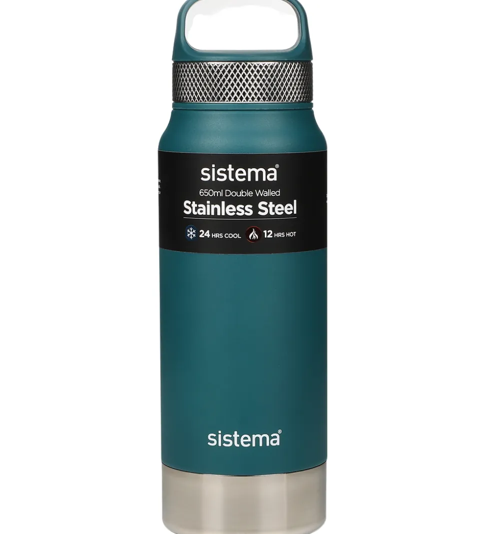 Sistema Termoflaske - Stainless Steel - 650 ml - Grøn