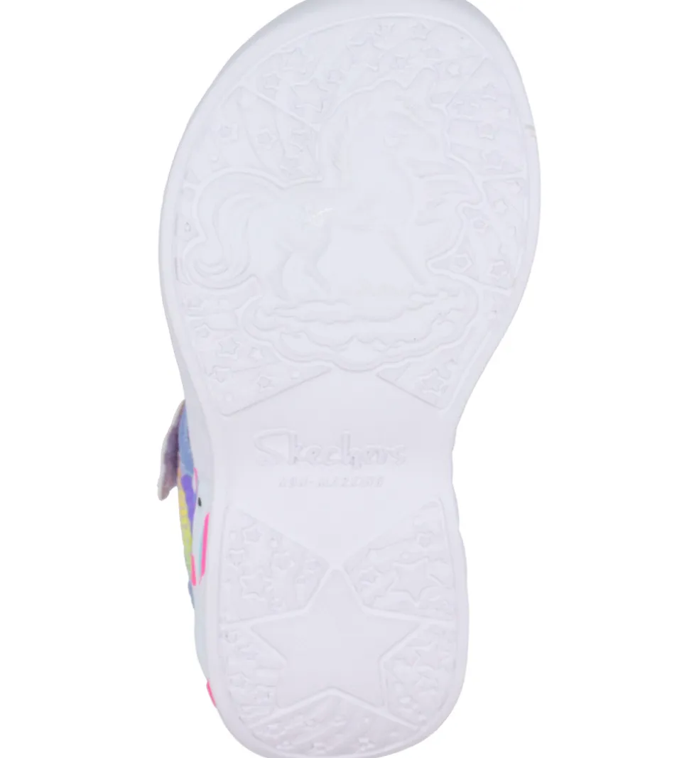 Skechers Sandaler m. Lys - S Lights Unicorn Dreams - Blue/Multi