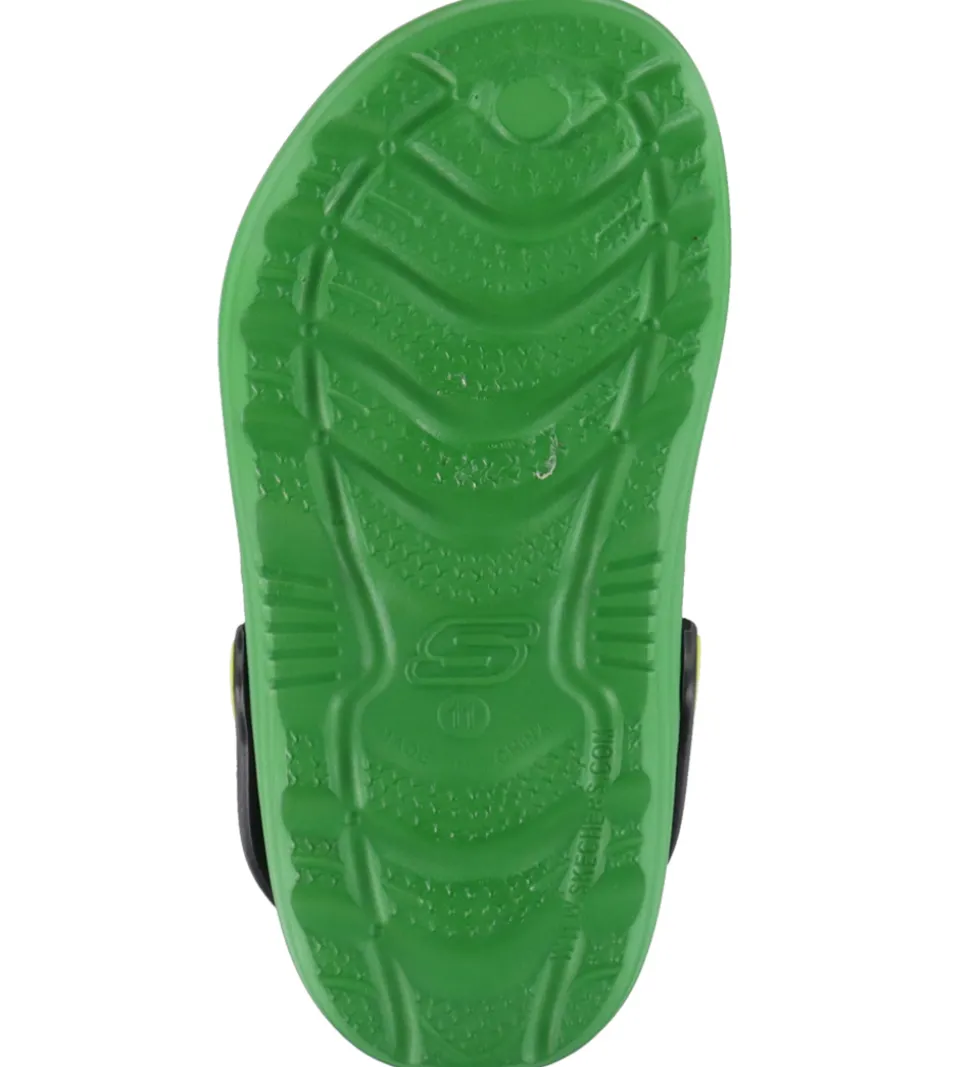 Skechers Sandaler m. Lys - John Deere - Sort/Grøn