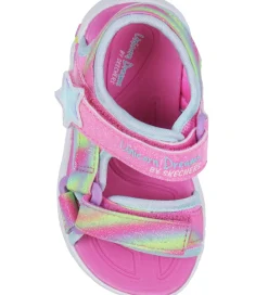 Skechers Sandaler m. Lys - Dreamy Unicorns - Pink/Multi