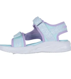 Skechers Sandaler m. Lys - Sola Glow - Light Blue Lavender