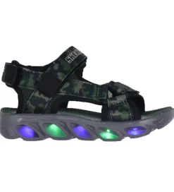 Skechers Sandaler m. Lys - Hypno-Splash - Black