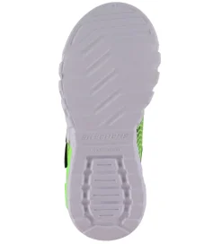 Skechers Sko m. Lys - Flex-Glow Elite - Lime Black