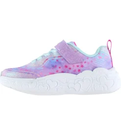 Skechers Sko m. Lys - Heart Lights - Purple
