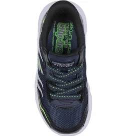 Skechers Sko m. Lys - Meteor Light - Brisk Beams - Navy/Sort