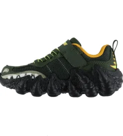 Skechers Sko m. Lys - Skech-O-Saurus - Olive
