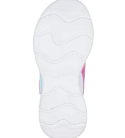 Skechers Sko m. Lys - Wavy Beams - Pink/Multi