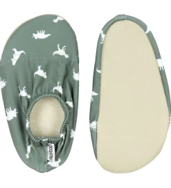 Slipstop Badesokker - UV50+ - Junior - Dino Grøn