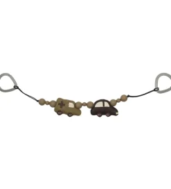 Smallstuff Barnevognskæde - Engine - Dark Mole/Green