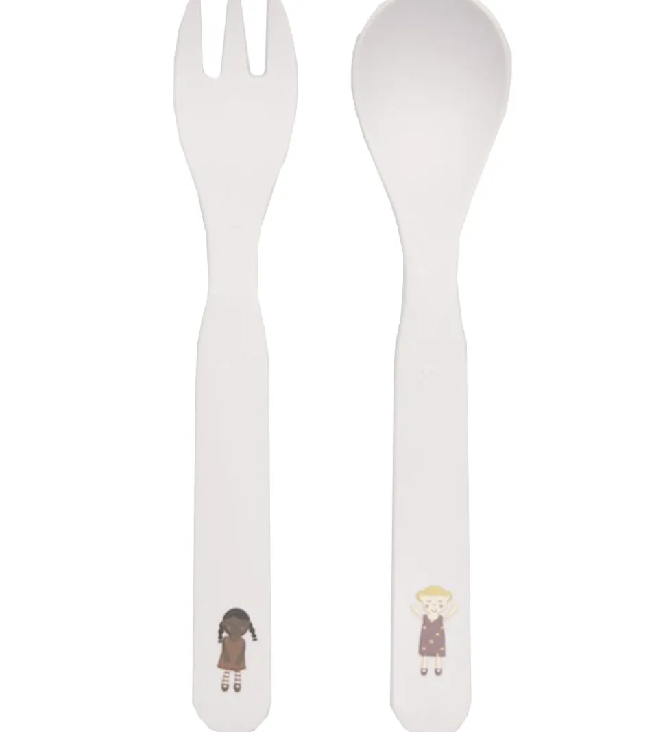 Smallstuff Børnebestik - 2 Dele - Dolls