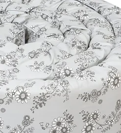 Smallstuff Sengerand - Flower Garden - Grey